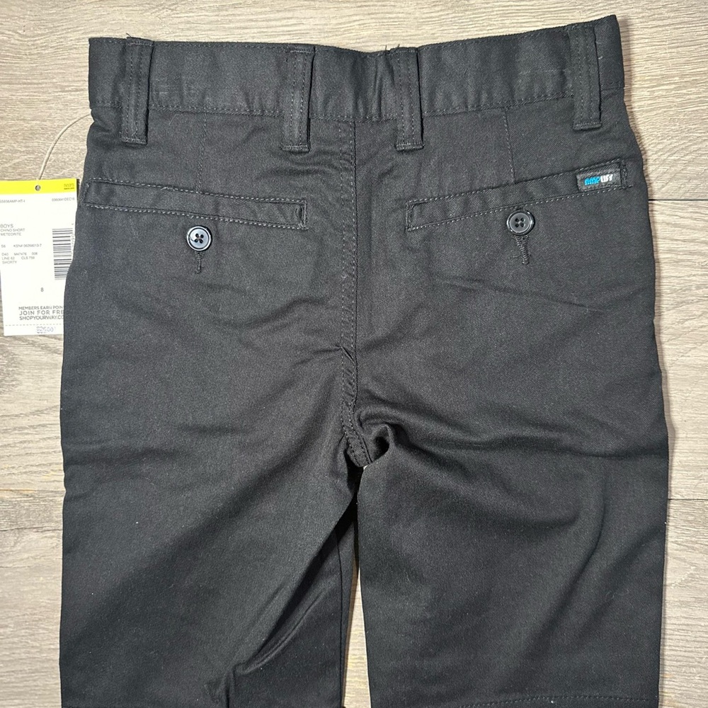 NWT Boy’s Plaid Shorts Trio in Black, Gray, and Tan. Size 8. - Picture 8 of 10